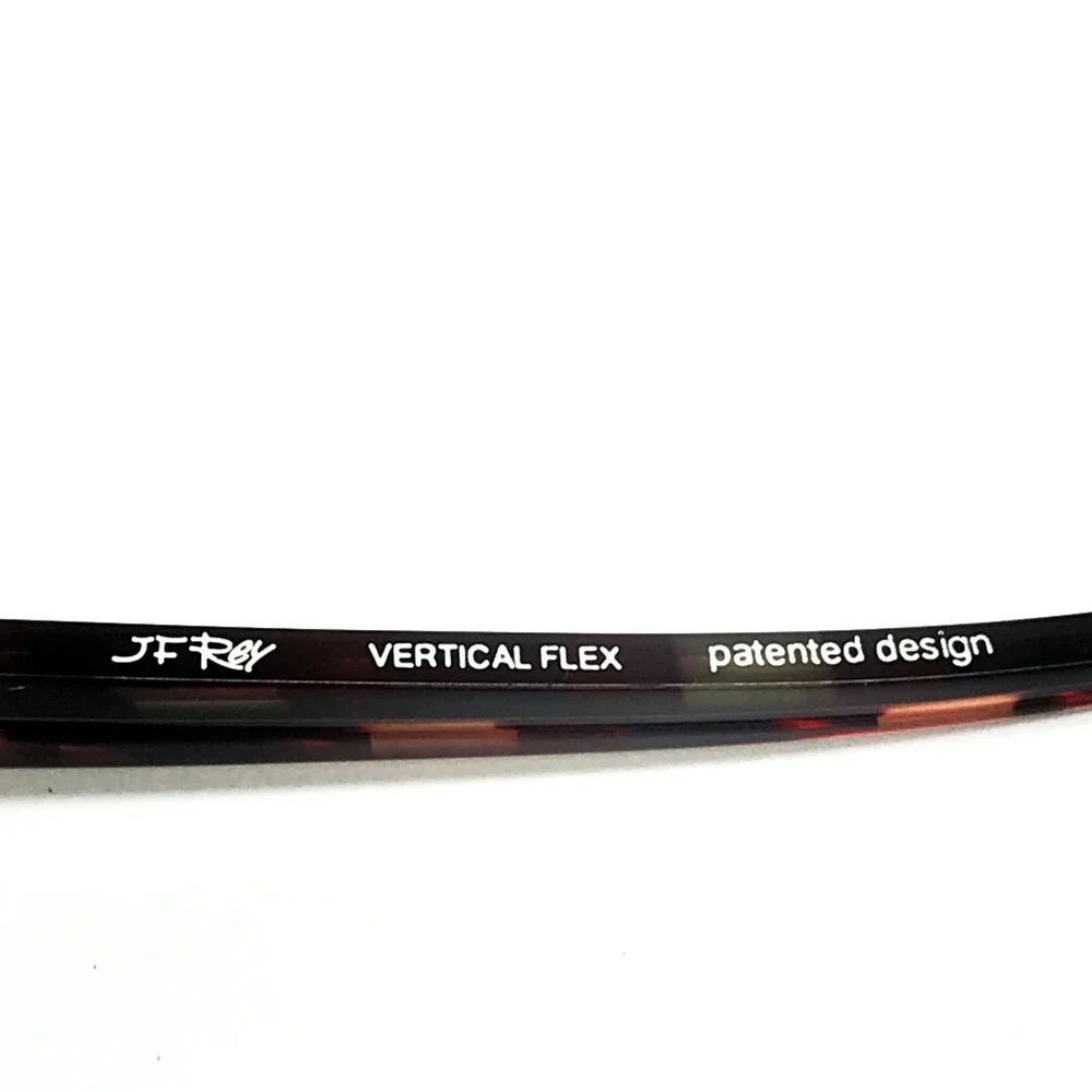 J.F. Rey Eyeglasses Frames JF2421 1035 Silver Burgundy Line 54-18.7-125